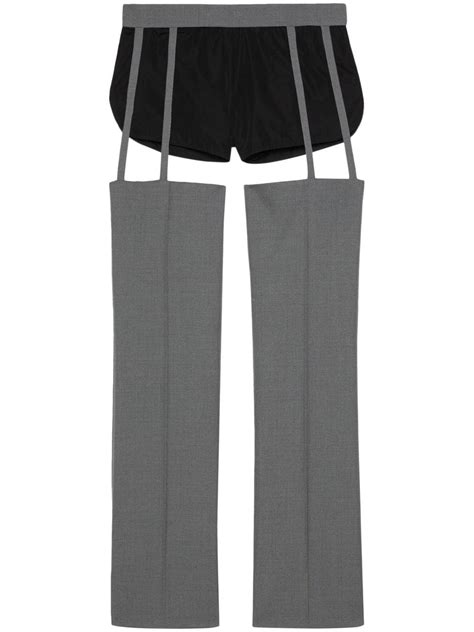 gucci cut out pants|Gucci pants cheap.